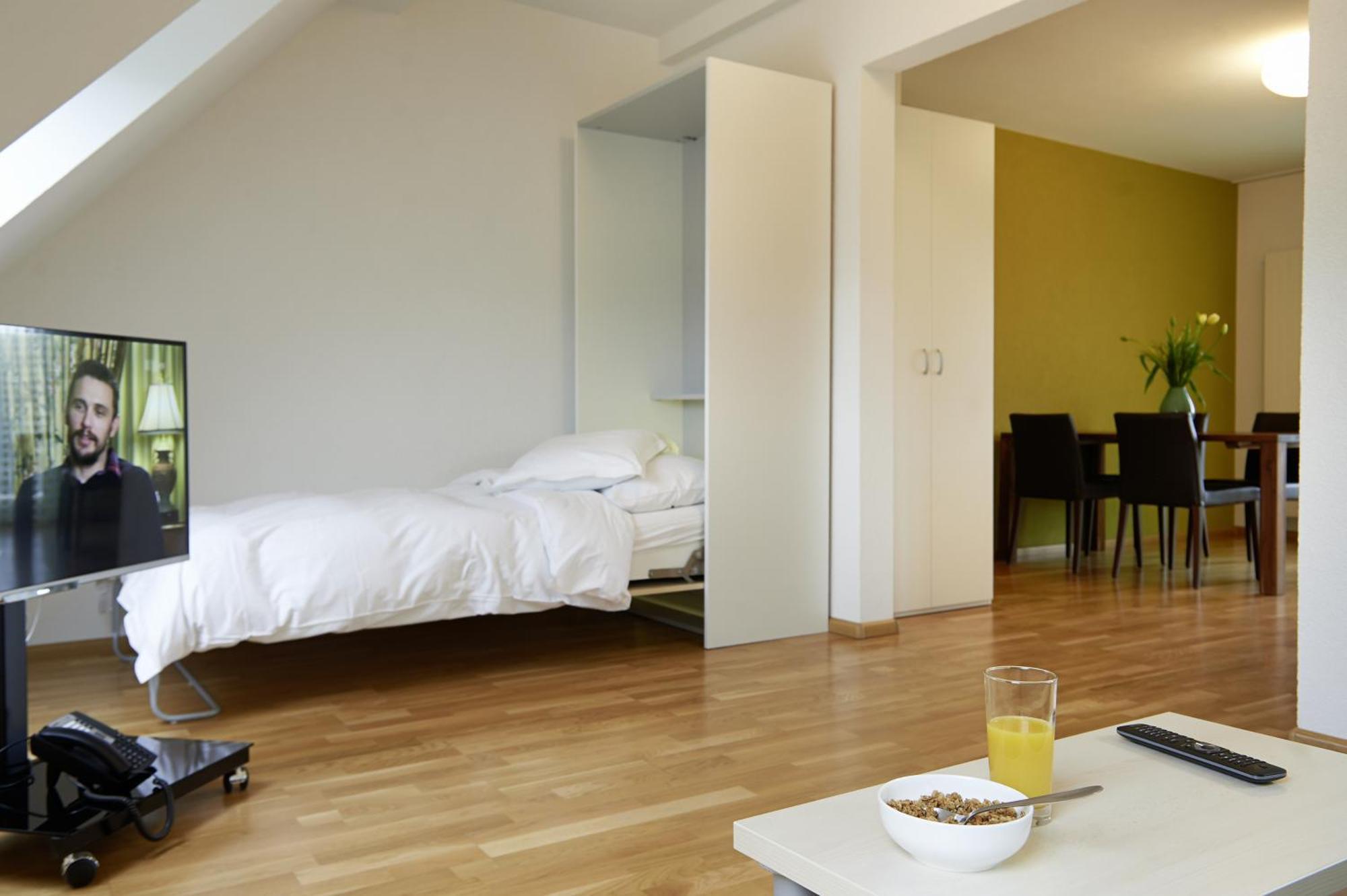Residence Apartments By Hotel Du Commerce Basilea Habitación foto